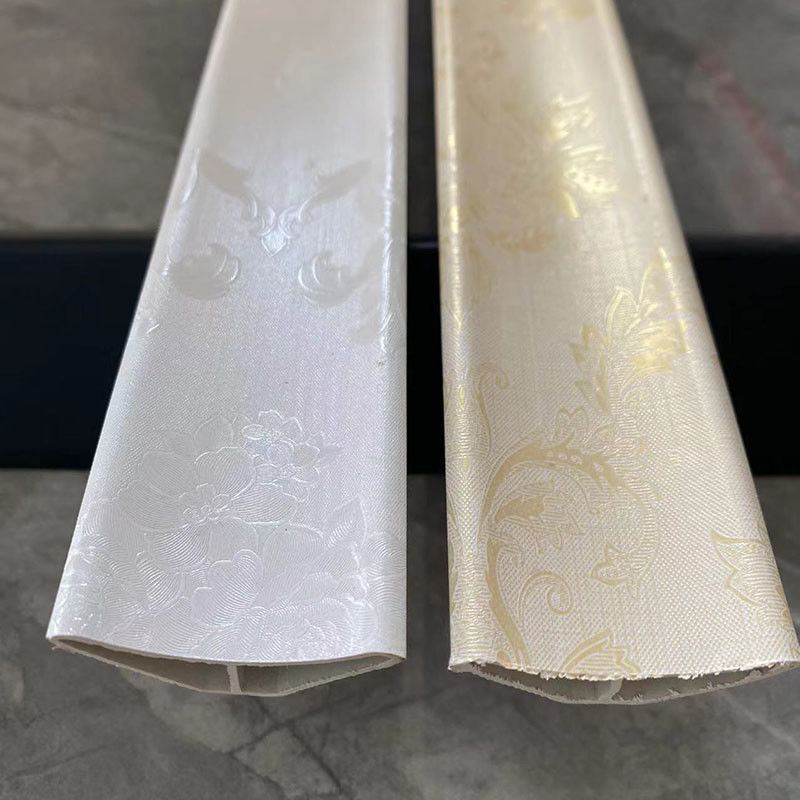 Villa Dekoratif Çizgiler Laminat Parke PVC Süpürgelik 500g/M
