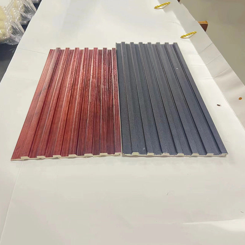 WPC Fiber Grating Beyaz Gri Kahverengi Ev Dekoratif Tahta